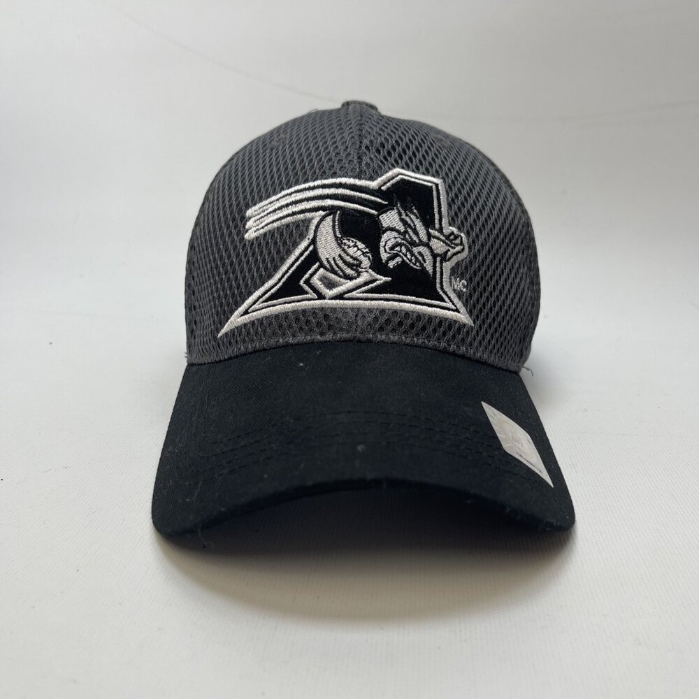 Vintage Montreal Alouettes Trucker Hat Cap Strap Back Blue Red CFL Football Mens